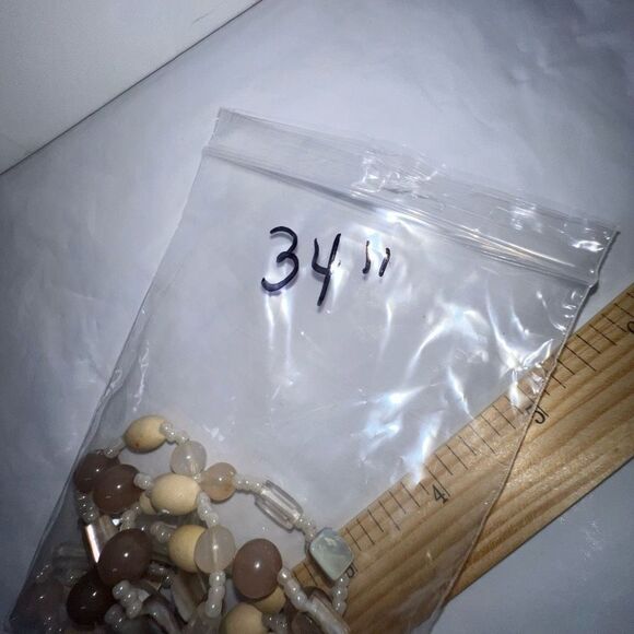 Vintage Bead and Abalone Necklace - Picture 6 of 6